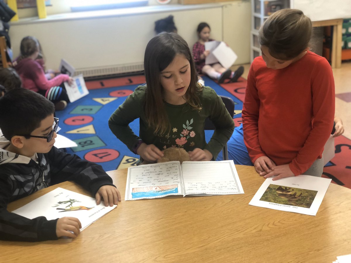 learndaley's tweet photo. Authors in Mr. Owenburg and Ms. Daleyโs classes shared their published pieces with each other today! #personal_narratives #informationaltexts #selfconfidence #hardworkpaysoff https://t.co/5WOlQKFhmv
