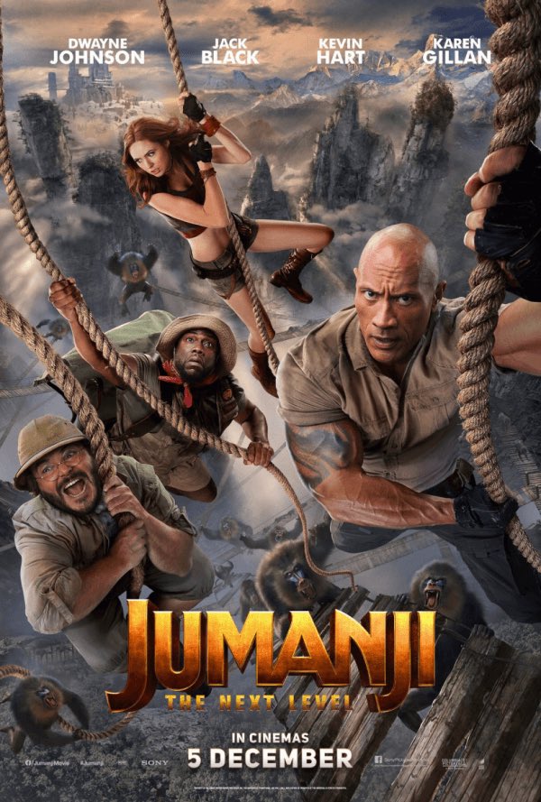 - Jumanji: The Next Level