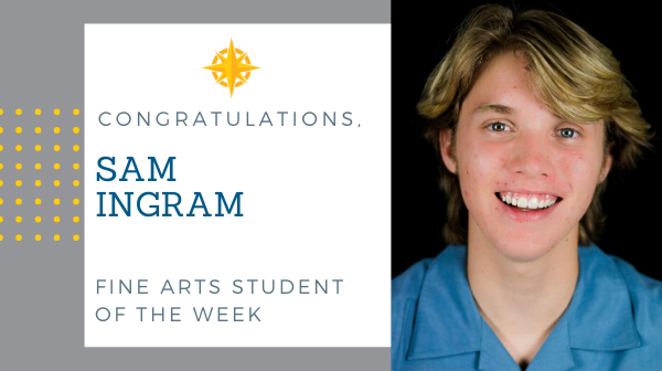 LeanderISD's tweet photo. @rouse_theatre senior Sam Ingram is the LISD Fine Arts Student of the Week! Sam serves as Treasurer of RHS’ Thespian Troupe, is a member of the Rouse Improv Team, a student director for RHS Theatre introductory acting classes, &amp; a Guard for the @RouseRoyals!

Congrats Sam! #1LISD https://t.co/0O5jk6qZs4