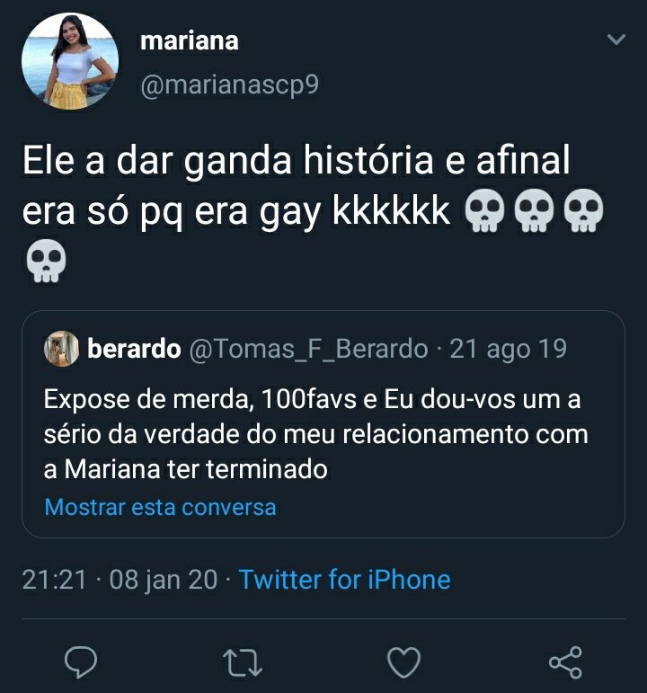 InspEdgarLob007's tweet photo. Eu li a tua história e estou comovido @Tomas_F_Berardo 
É estaba Mariana da história? https://t.co/ZRV9xkgRFv