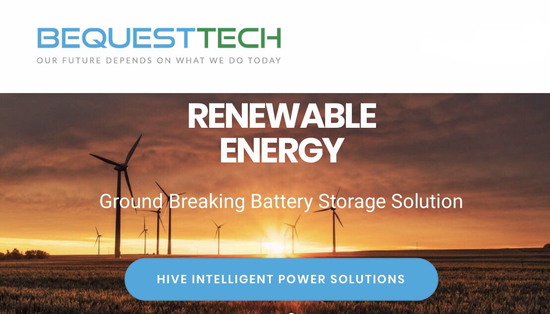 BequestTech's tweet image. Solar + Storage =
Innovative Solutions For The Worlds Energy Needs. 

#BatteryStorage #Solar
#BequestTech #Hiring