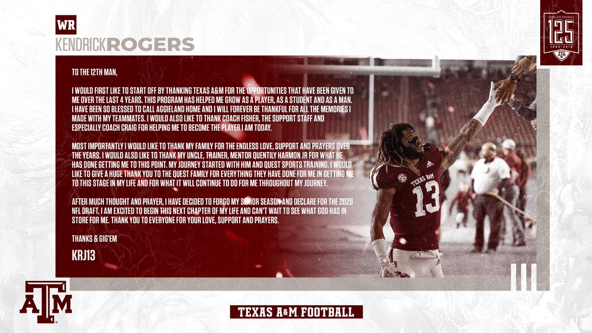 KJ_13_'s tweet photo. Jeremiah 29:11. Thank you Aggieland for all the great memories. 👍🏾 https://t.co/TM1qVX11jl