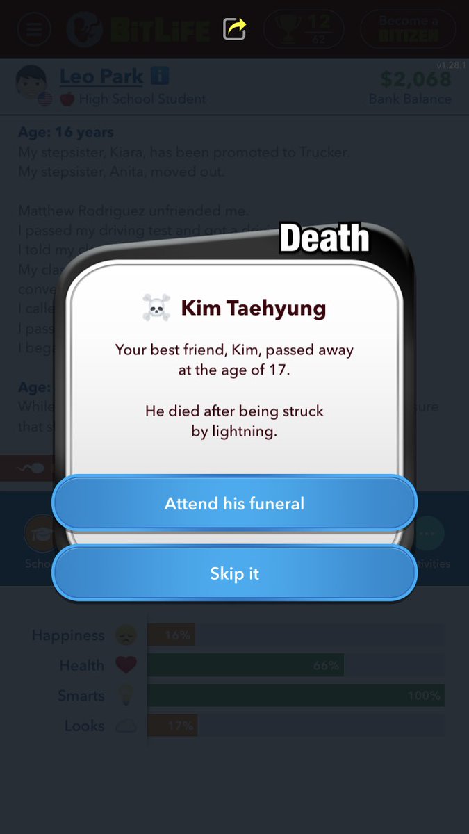 slutttyjimin's tweet photo. SO I MAFE BTS INTO BITLIFE LAST NIGHT AN NOW IM SAF https://t.co/FfNEm02jps