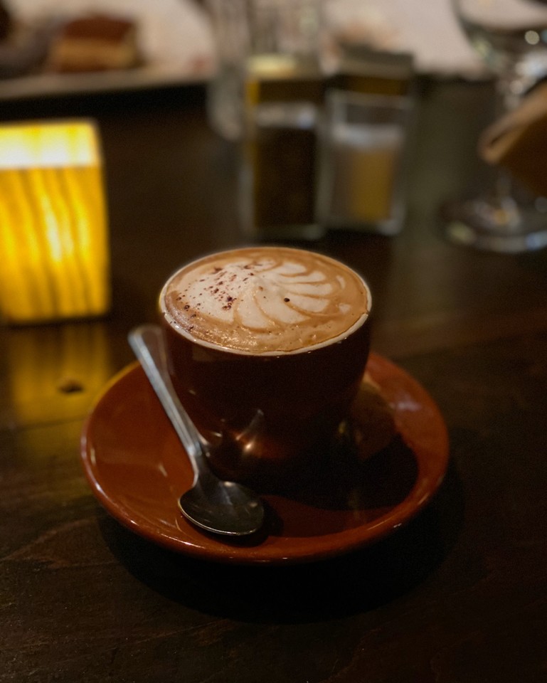 Top off the end of your night with a cup of Joe. Delicious!