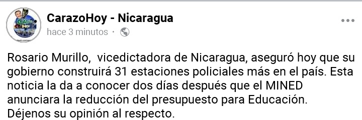 van_dwaltcastro's tweet photo. Y sigue la ola de fakenews por parte de pseudo medios de comunicación que más bien son medios de desinformación con el fin de crear odio y maldad en la población nicaragüense que quiere trabajo y paz 
@ElCuervoNica 
@odiomispuchos 
@PLOMOdeamor https://t.co/xsHVkISGNW