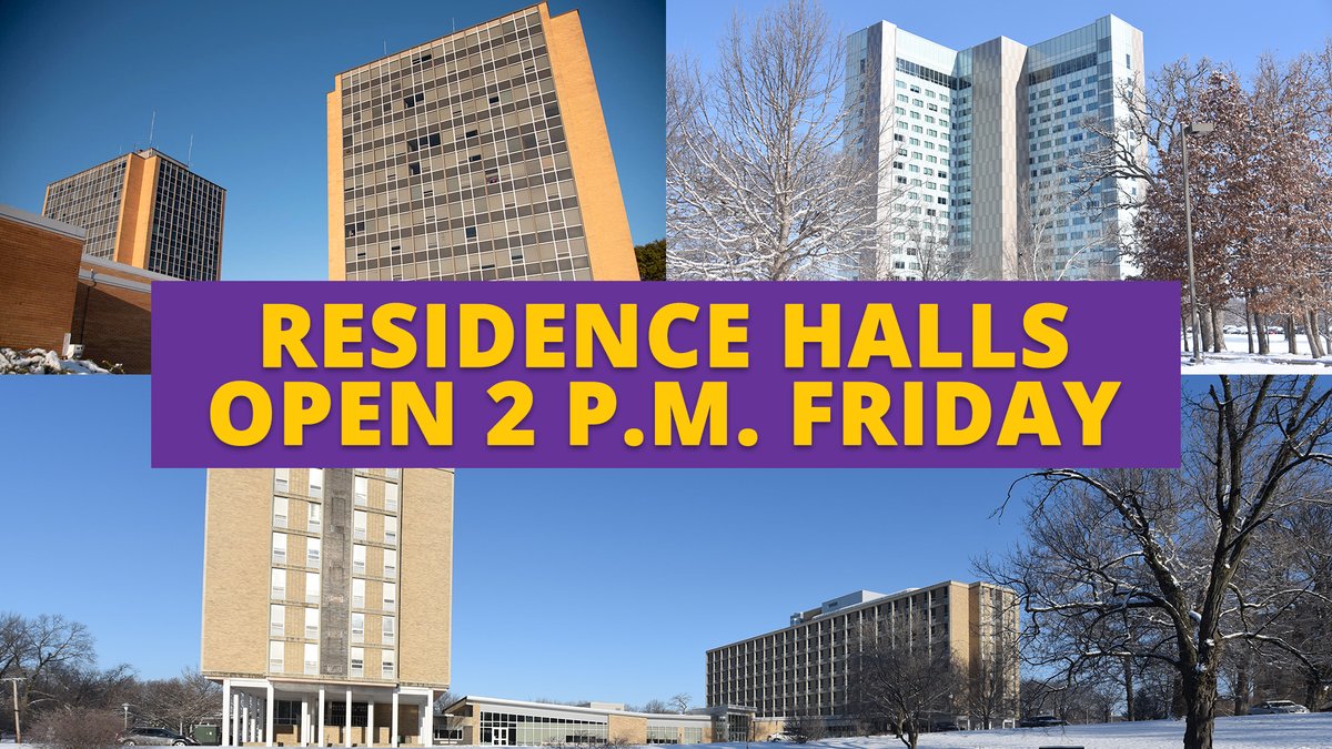 WesternILUniv's tweet image. Because of the forecasted winter weather anticipated for Friday evening through Sunday, @WIUHousing &amp;amp; @WIUDining will allow students to move in beginning at 2 p.m. Friday, Jan. 10. Move in was originally set to begin at noon Saturday. More info at bit.ly/WIUSpring20Mov….