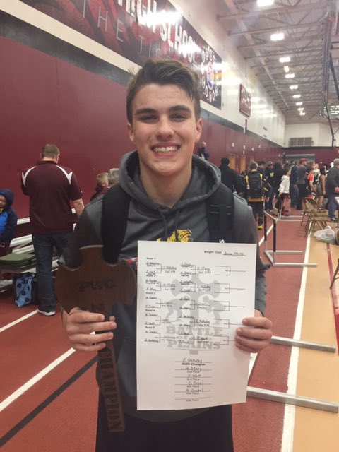 BataviaWC's tweet image. Plainfield Battle of the Plains Champs were Alex Lapitan, Caleb Fortson , Cael Perry, Jackson Nekolny and  AJ Tack