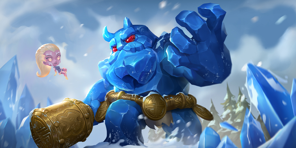 SMITEGame's tweet image. Freezy Chibi Ymir is here, and as cute as ever!  #Season7 
📺 twitch.tv/smitegame