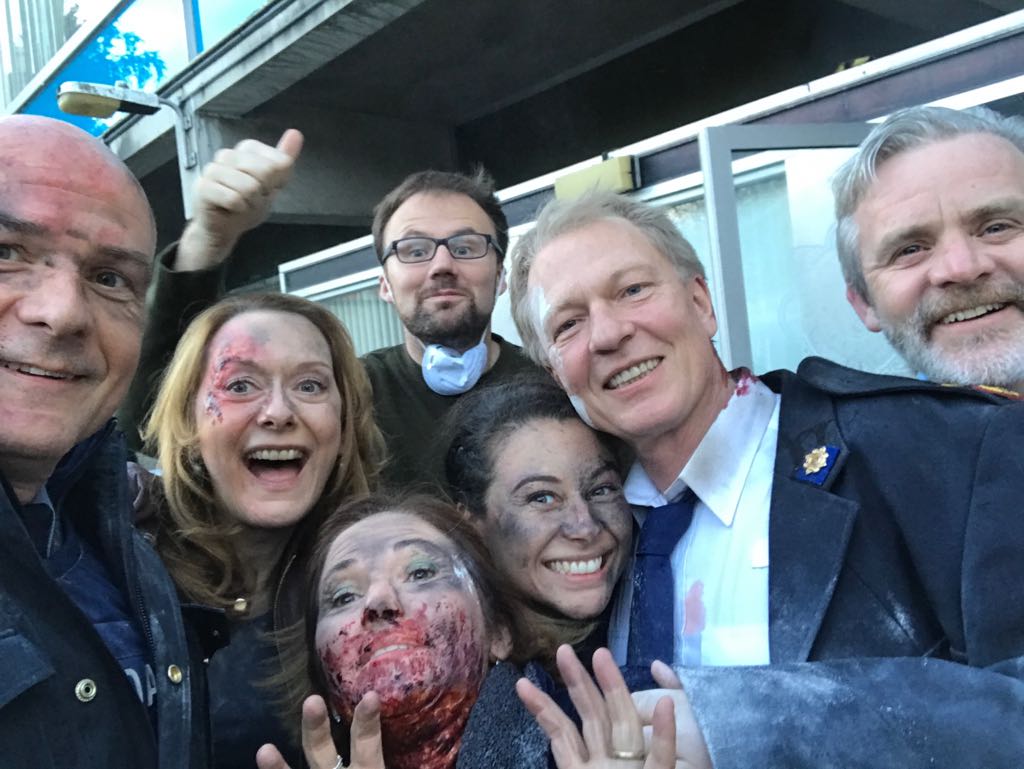 andrea_irv's tweet image. What a blast...literally! Shout out to @Carolin06492648 for her amazing make up. Loved this gig and this gang @RedRockTV3 @RedRockFans @ElementPictures @CathyBelton @paulwalker1906 @LeahMinto  @conorjmullen @HickeyPauli @tracksgoggins