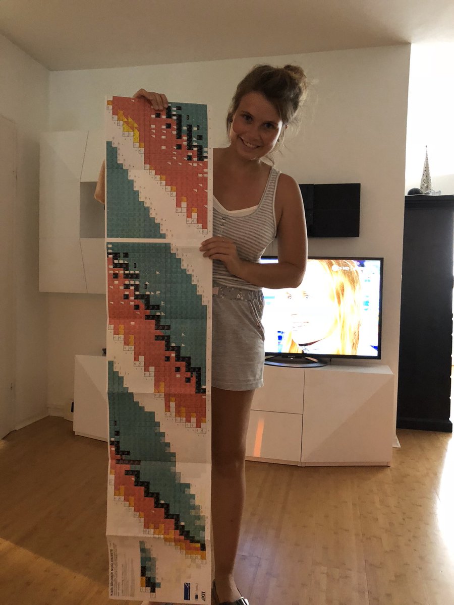 SchoenzartJas's tweet photo. Just found this picture from two years ago. I was obviously very happy to get the table of nuclides from @GDCh_aktuell! A lot changed since then, but the affection for actinides even grew. #RealTimeChem #nuclides #PhD #chemistry #nuclearchemistry https://t.co/sZn2f06a1T