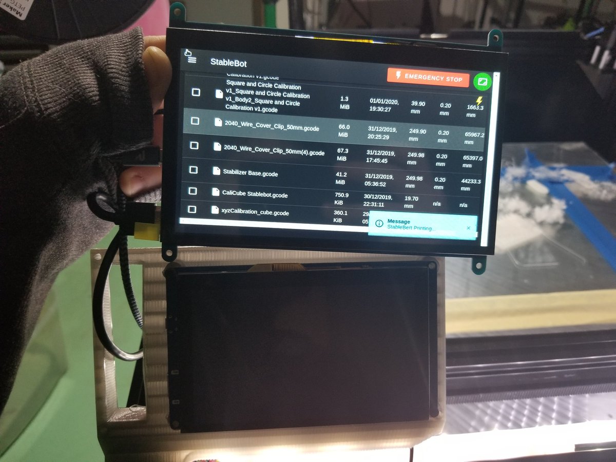 LukesLaboratory's tweet image. Don't mind the mess! My #stablebot just got a big upgrade!