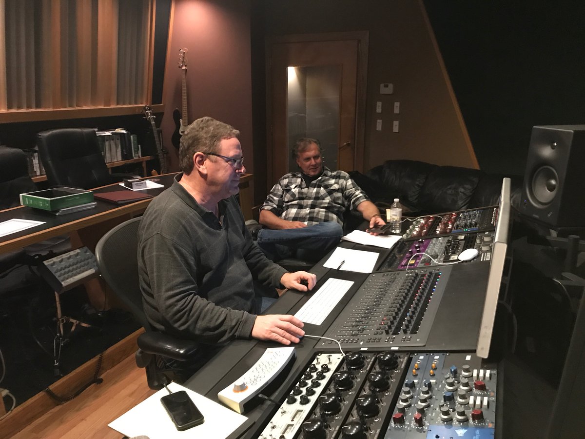 Today we had Randy Thompson back to do mixing of the songs he has recorded here recently. He tours in Europe and has charted songs there, as well as 4 Top 40 hits on the Americana charts. Come see our Studio A and take a tour. 703-532-9033