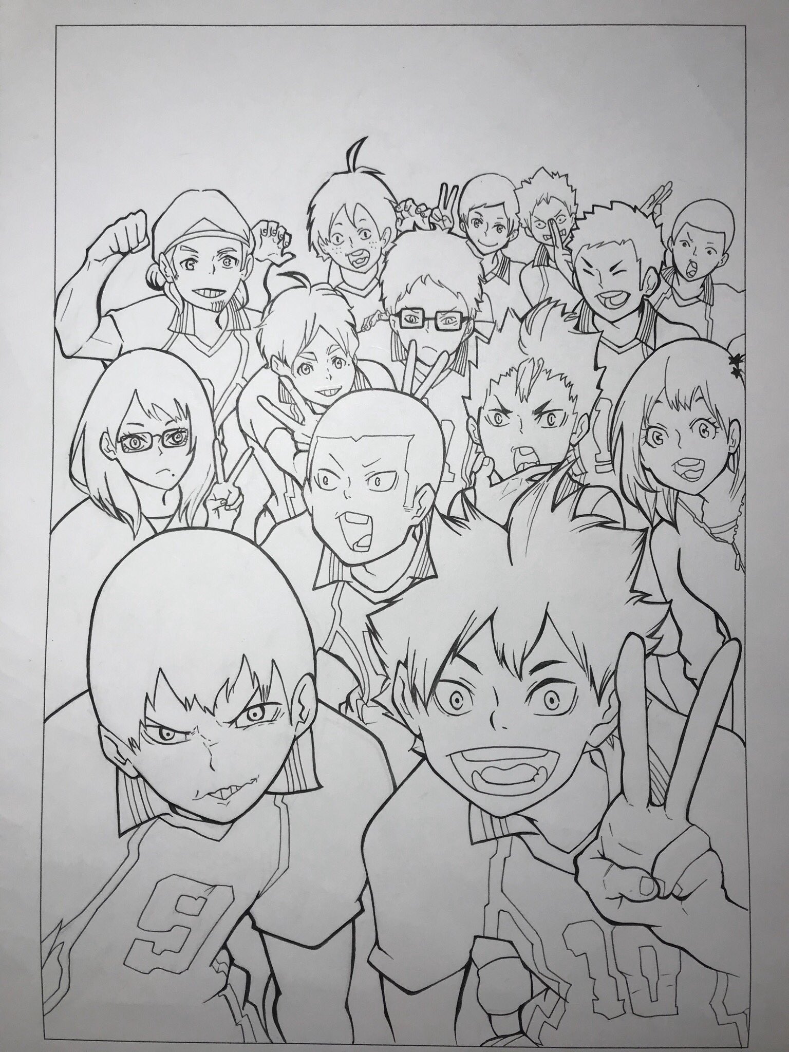 あかりんご ハイキュー烏野集合イラスト描けました 線画の遅さと塗りの速さが合ってないよ ユニフォームの色を試行錯誤して綺麗にできてめっちゃ嬉しい 影山 髪の毛めっちゃ難しいよ 絵描きさんと繋がりたい あかりんご ハイキュー烏野集合イラスト描けました 線画の遅さと塗りの速さが合ってないよ ユニフォームの色を試行錯誤して綺麗にできてめっちゃ嬉しい 影山 髪の毛めっちゃ難しいよ 絵描きさんと繋がりたい