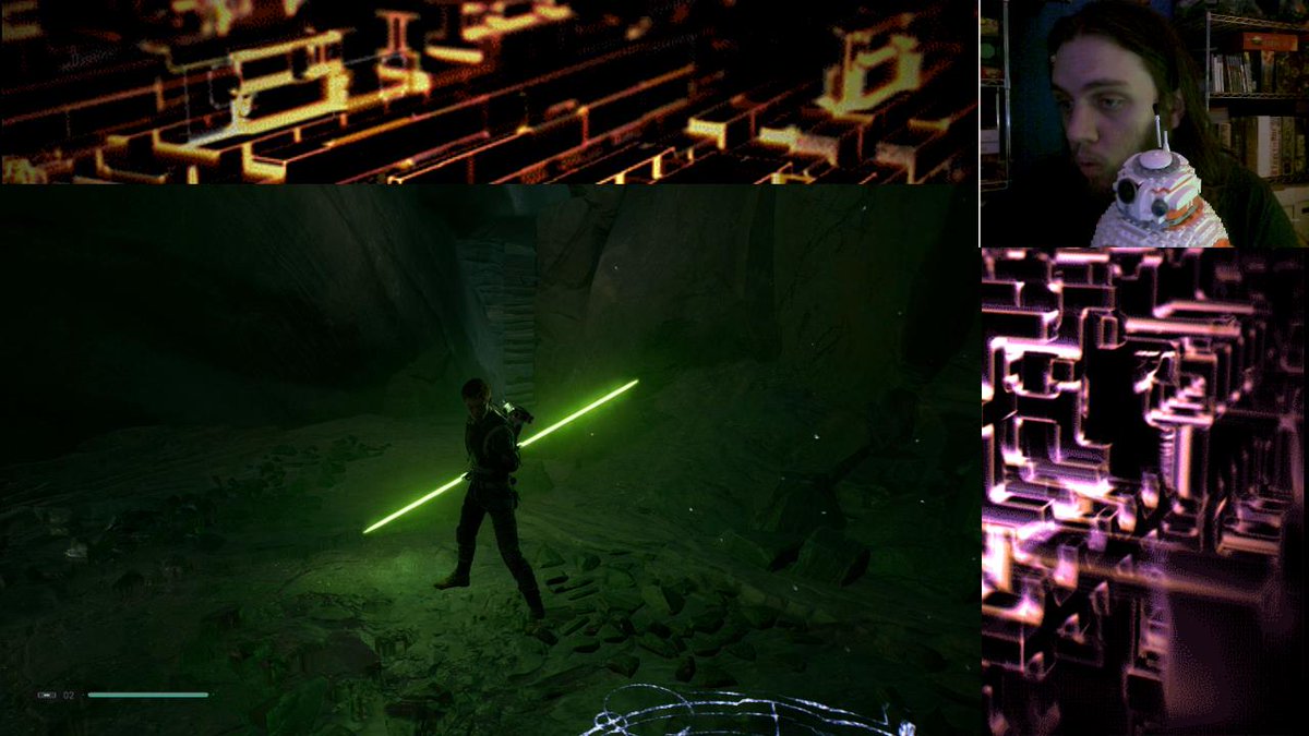 Vanguard911's tweet photo. Just can’t get enough so we’re squeezing in an afternoon stream for #JediFallenOrder we are #LIVE https://t.co/mIrKFRuKaJ #twitch #ps4 #smallstreamer #StarWars #NotGonnaFORCEYouToWatch #CuteDroidClub #BindsUs #ConnectsUs #InducesControllerSmashingRageInUs https://t.co/j9v8Jc7Meu