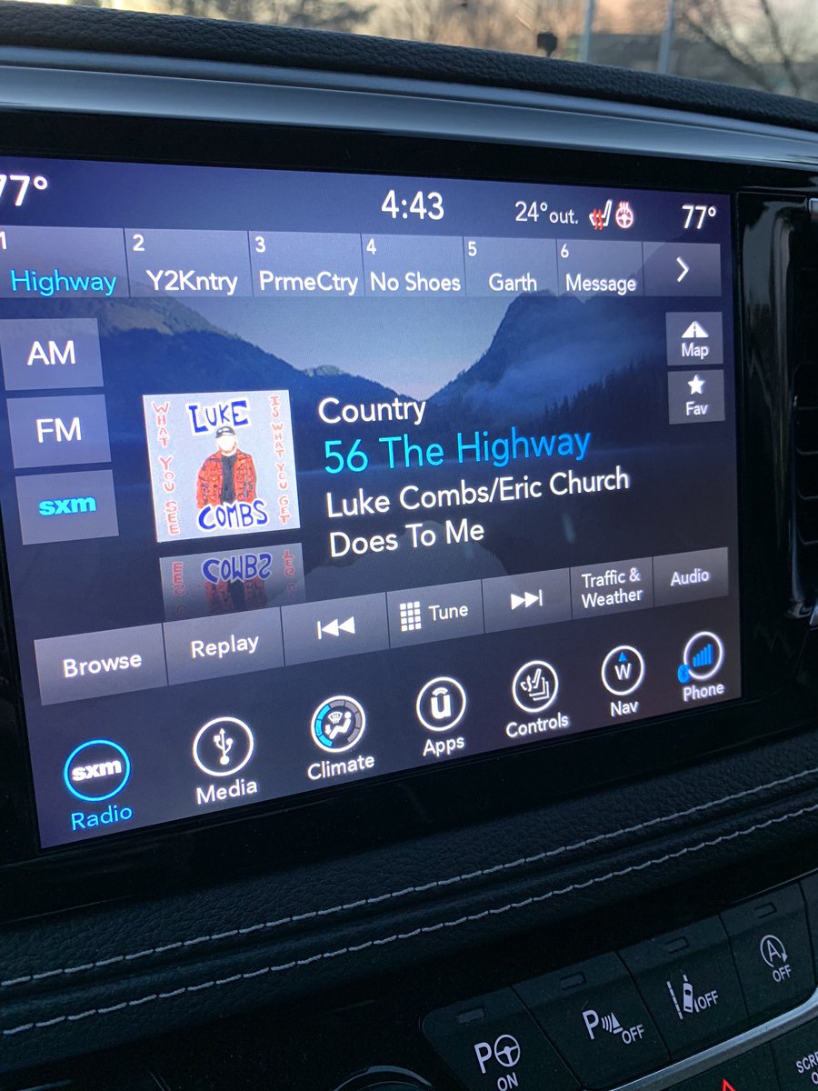 WeberStephanieC's tweet photo. These two in the same song... #perfection. @SXMTheHighway @lukecombs @ericchurch https://t.co/2SSi2kCoq9