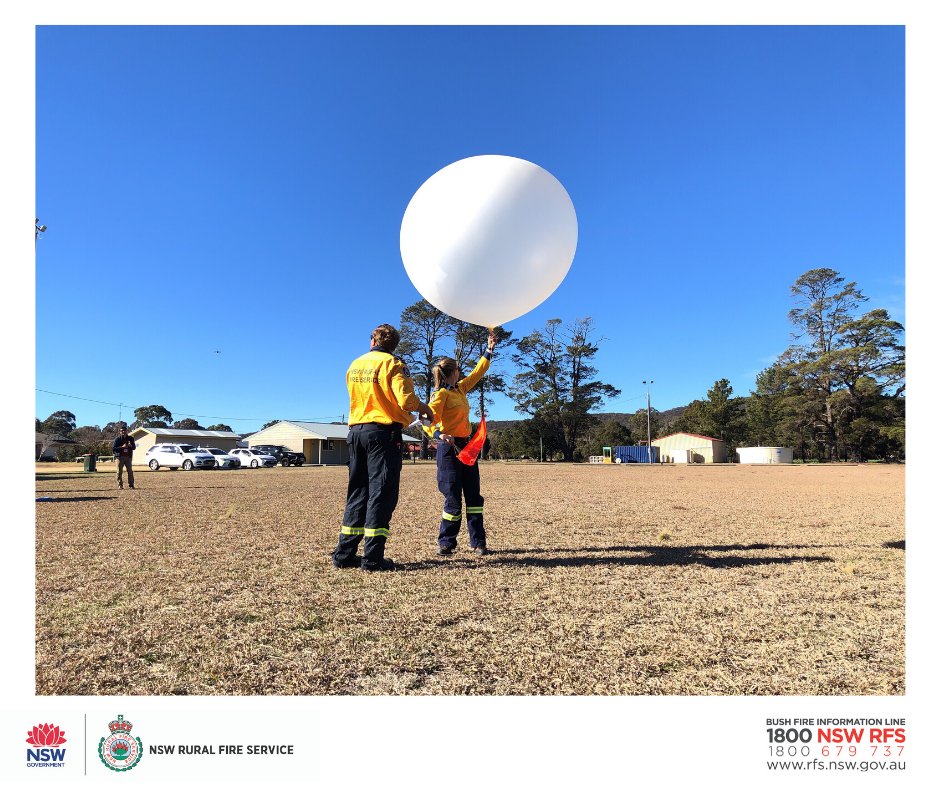 The NSW RFS is launching a number of weather balloons tomorrow at Dalgety in the Snowy Mountains. Four will be released between 8am and 5pm. The weather balloons will provide valuable data to the <a href="/BOM_au/">Bureau of Meteorology, Australia</a> and NSW RFS about potential fire conditions. #nswrfs #nswfires