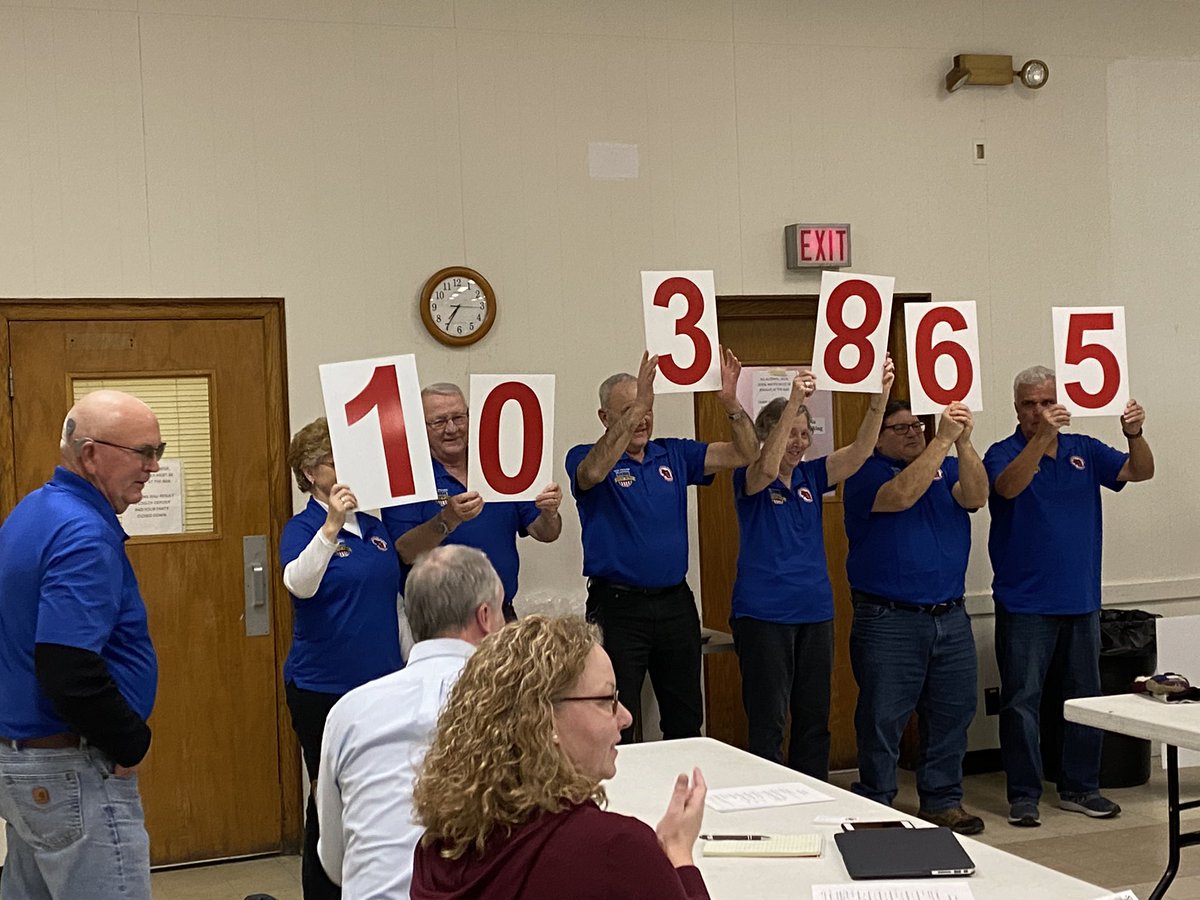 Badger Honor Flight (@badgerflightwi) on Twitter photo Tonight the Sauk Prairie Heroes for Honor group revealed that they raised $103,865 in 2019 for <a href="/BadgerFlightWI/">Badger Honor Flight</a>. We are so grateful for their dedication and to all those who helped reach this goal. Funds will help us get Veterans to D.C. for their Honor Flight. Tonight the Sauk Prairie Heroes for Honor group revealed that they raised $103,865 in 2019 for <a href="/BadgerFlightWI/">Badger Honor Flight</a>. We are so grateful for their dedication and to all those who helped reach this goal. Funds will help us get Veterans to D.C. for their Honor Flight.