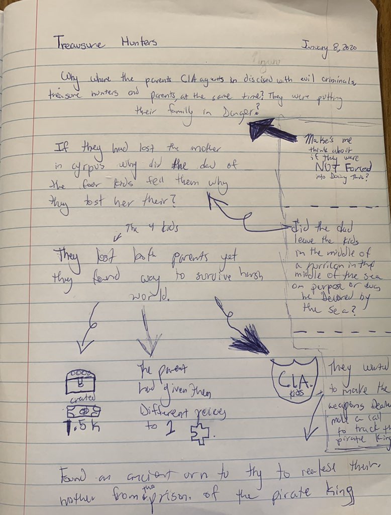 LauraGuzNews's tweet photo. Learned about writing about reading with the very high energy @MMHargrave @glencrestms. Redid a similar lesson in the afternoon and results really allowed me a window into students’ thinking! We are so lucky to work in a district that provides so many coaching opportunities! https://t.co/rEC54ZFvTE