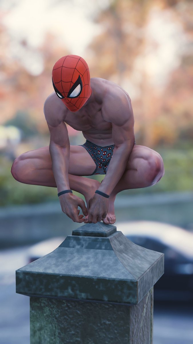 Only one I ever got to work really well were these pics of underwear spidey. Even then some bloom effects coming from the sun ruined some of the texture on his back. You need like... perfectly uniform shading to get these models to look good and 3D print well.