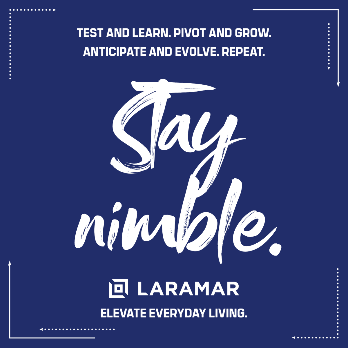 2020 is all about growth, come grow with Laramar. Check out our job openings here: bit.ly/2xIKNdT #workwithuswednesday #livelaramar #staynimble