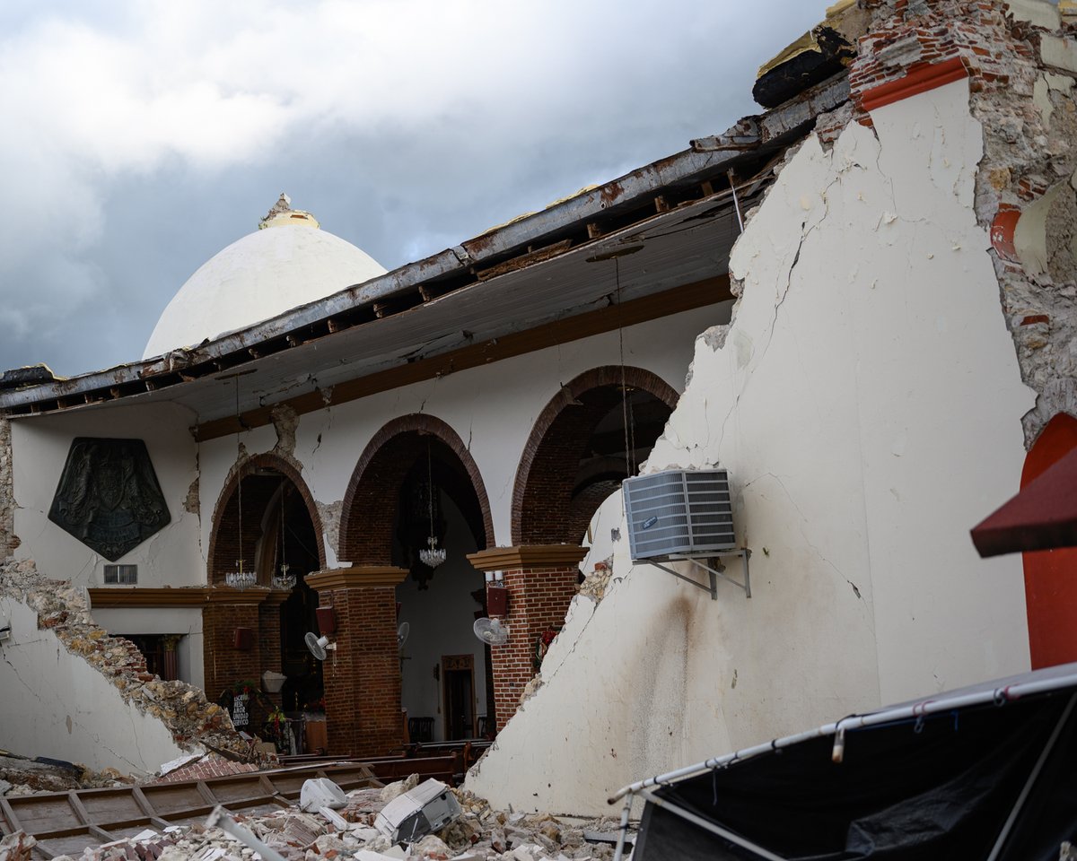 rj_c's tweet photo. Inmaculada Concepción built in 1841 in Guayanilla did not withstand the Earthquakes this week.
Why is this church Important to me?
https://t.co/OXdtY1EDUU
#Guayanilla #InmaculadaConcepcion #puertoricoearthquake #WhateverPR https://t.co/Wcf8ZIRI1C