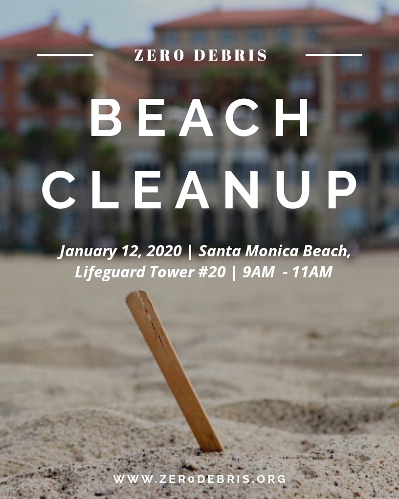 Join us on January 12, 2020 for our 25th cleanup event 🌊

#Environment #Zer0Debris #Makeadifference #volunteer