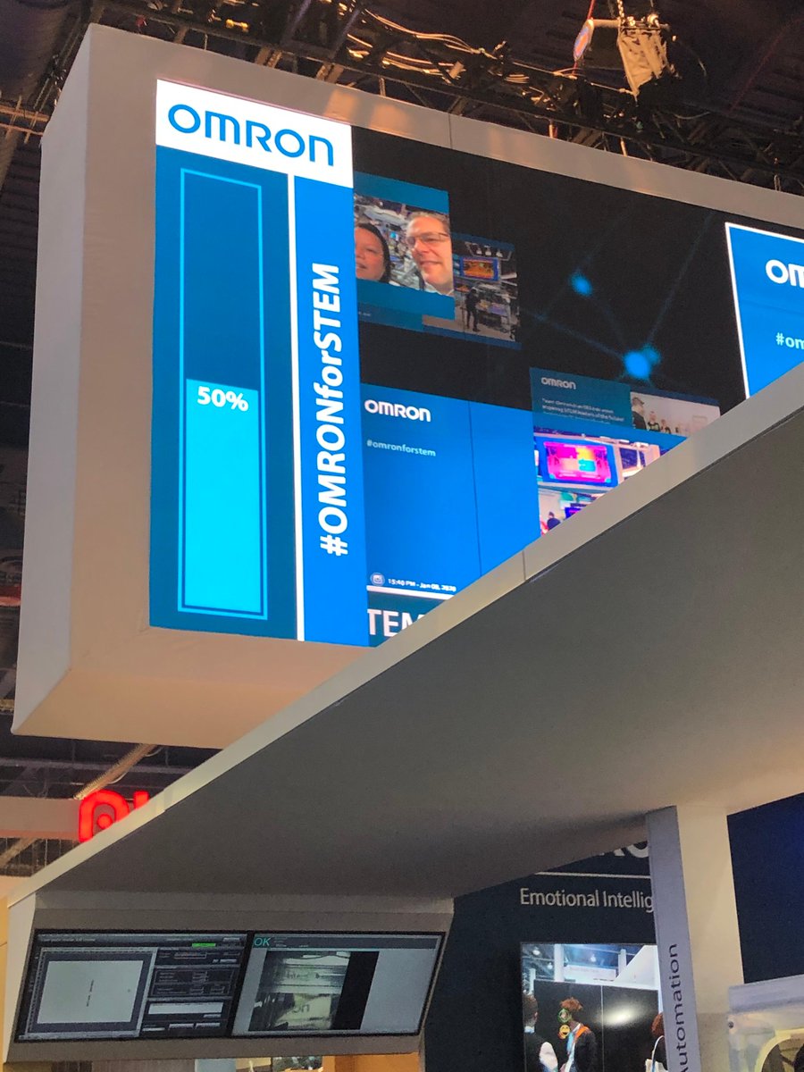 OmronAutomation's tweet photo. We’re getting there! Thanks to all of you that already posted to support the future of women in #STEM during #ces2020. Please re-tweet or post your own content using #omronforstem https://t.co/tdbTfBbH2u