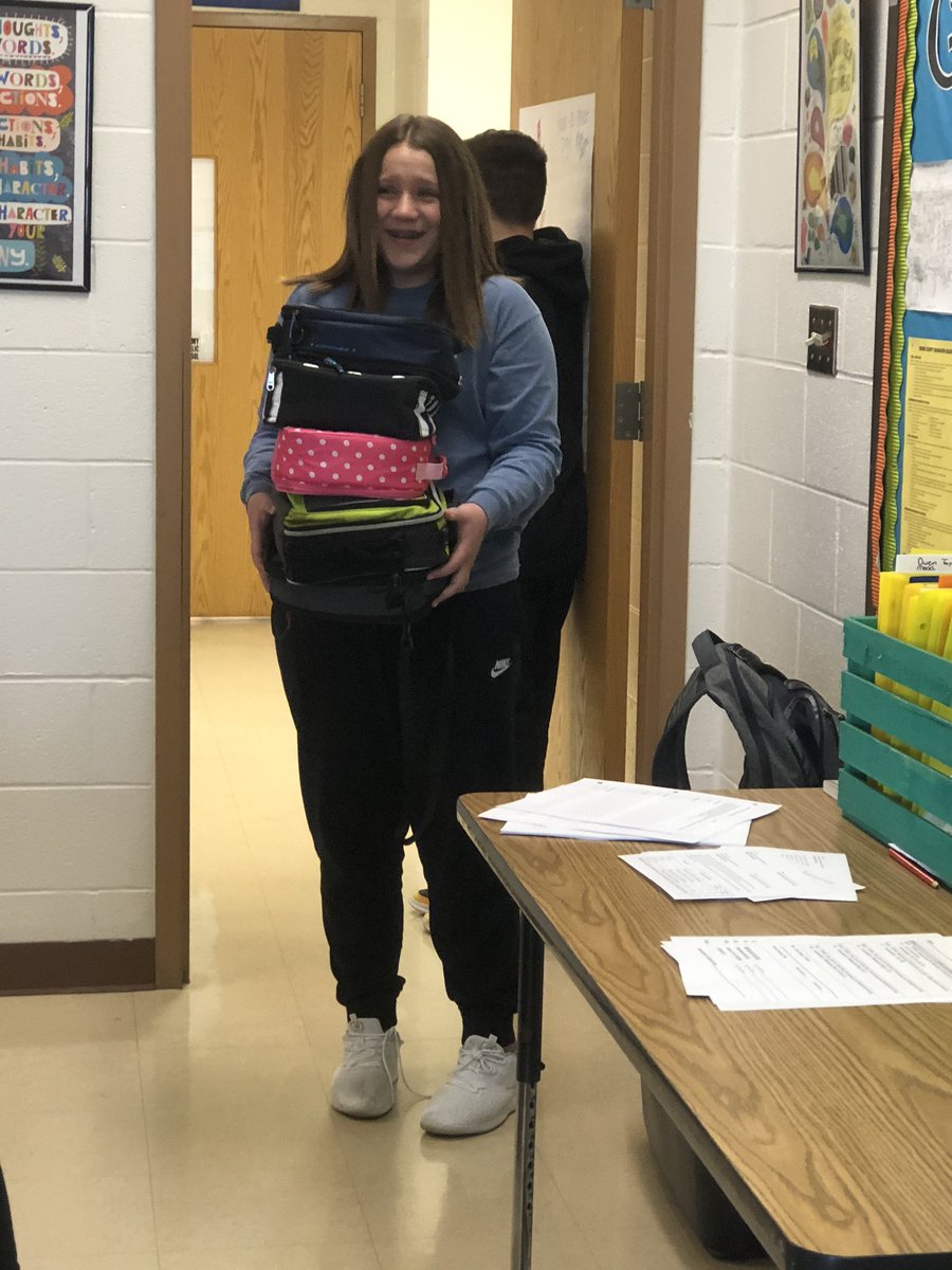 Mrs_Casson's tweet photo. When Mrs. Casson says to claim your lunchbox or it’s going to lost and found...And all the abandoned lunchboxes belong to one person. 🤣 https://t.co/fRSOeVx92u