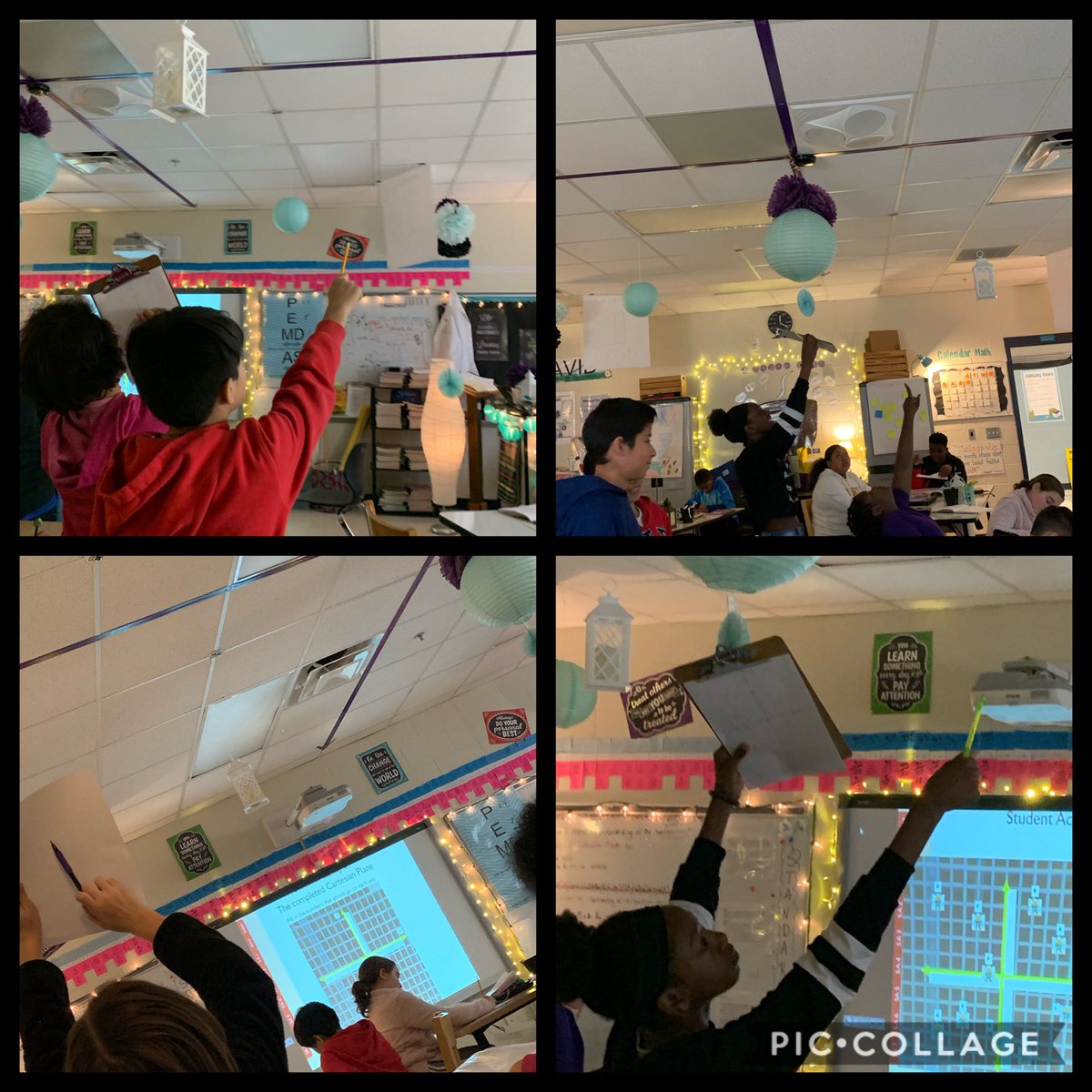 carrieysimpson's tweet photo. Incorporating children’s literature in the math class is a fun way to engage students! #ramsinittowinit #RAMSInspire @RAMiddle_RAMS @AndersonFive #mathcanbefun #flyontheceiling https://t.co/P8Iws0cLyf