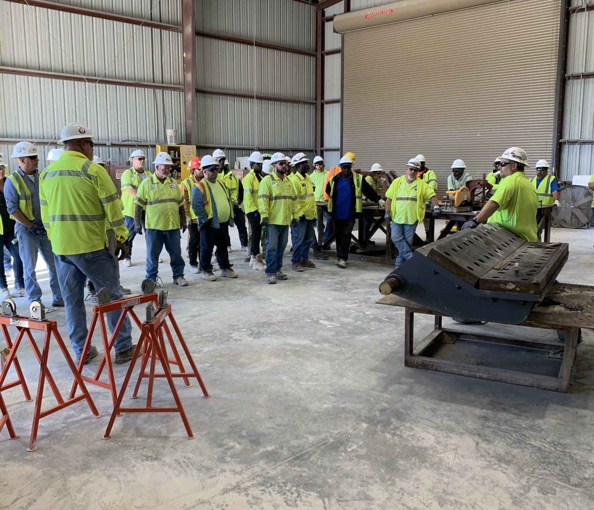 Emergency response drills today at <a href="/CEMEX_USA/">Cemex US</a> Brooksville Quarry for the Wednesday #safetyweek activity.  We don’t expect to ever need to respond to a man down, but we know how to do it if we have too.