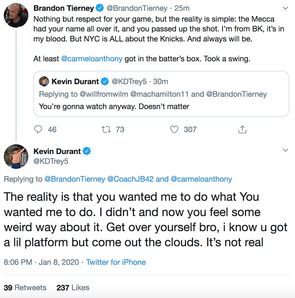 MikeAScotto's tweet photo. Kevin Durant is making time for the Twitter smoke tonight. https://t.co/5Lz9xKqoYB