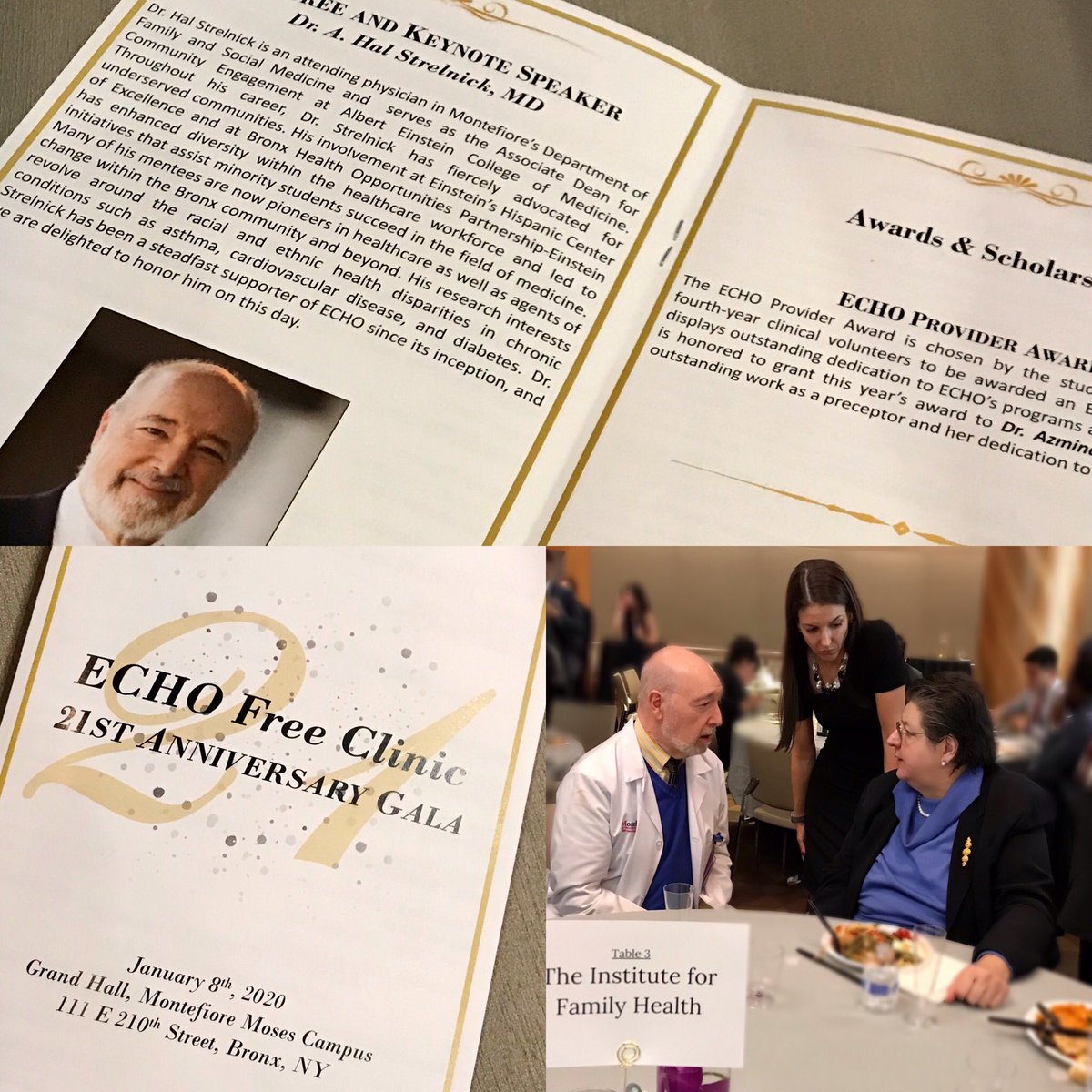 sarah catherine (@scnosalmd) on Twitter photo Celebrating 21 years of the <a href="/ECHOFreeClinic/">ECHO Free Clinic</a> and the amazing Dr. Hal Strelnick’s legacy of service & social justice work. #inspirecreatelead #leadbyexample #FreeClinics #medicineisasocialjusticeissue <a href="/MontefioreNYC/">Montefiore Health System</a> <a href="/EinsteinMed/">Albert Einstein College of Medicine - Official</a> <a href="/forFamilyHealth/">Institute.org</a> Celebrating 21 years of the <a href="/ECHOFreeClinic/">ECHO Free Clinic</a> and the amazing Dr. Hal Strelnick’s legacy of service & social justice work. #inspirecreatelead #leadbyexample #FreeClinics #medicineisasocialjusticeissue <a href="/MontefioreNYC/">Montefiore Health System</a> <a href="/EinsteinMed/">Albert Einstein College of Medicine - Official</a> <a href="/forFamilyHealth/">Institute.org</a>