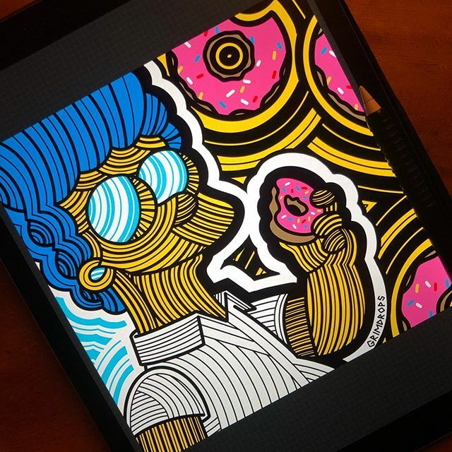 MARGER
.
.
.
#grimdrops #newcontemporary #newcontemporaryart #urbanaesthetics #urbanart #urbancontemporary #urbancontemporaryart #popart #cartoon #cartooncharacter #simpsons #thesimpsons #homer #homersimpson #marge #margesimpson #mashup ift.tt/2NbH4hk