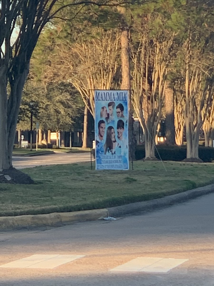 Hey Katy! Have you seen the sign? MAMMA MIA is being performed by <a href="/troupe311/">Mustang Theatre</a> at Taylor HS January 16, 17, &amp; 18 at 7pm. Get your tickets now at taylorplaymakers.org <a href="/THS_Mustangs/">James E. Taylor High School</a> <a href="/mustang_maestro/">THS Choir</a>