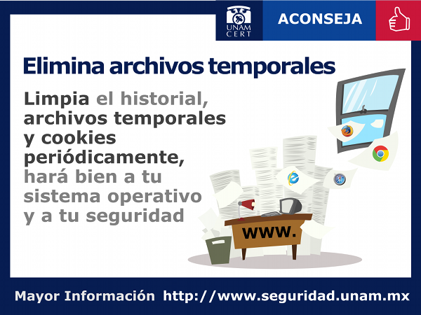 UNAMdigital's tweet photo. Puedes programar el borrado de datos de navegación automáticamente e implementar esta práctica en todos tus dispositivos, no solo en tu computadora.
#Consejo @unamcert https://t.co/lrhAyvaUAP