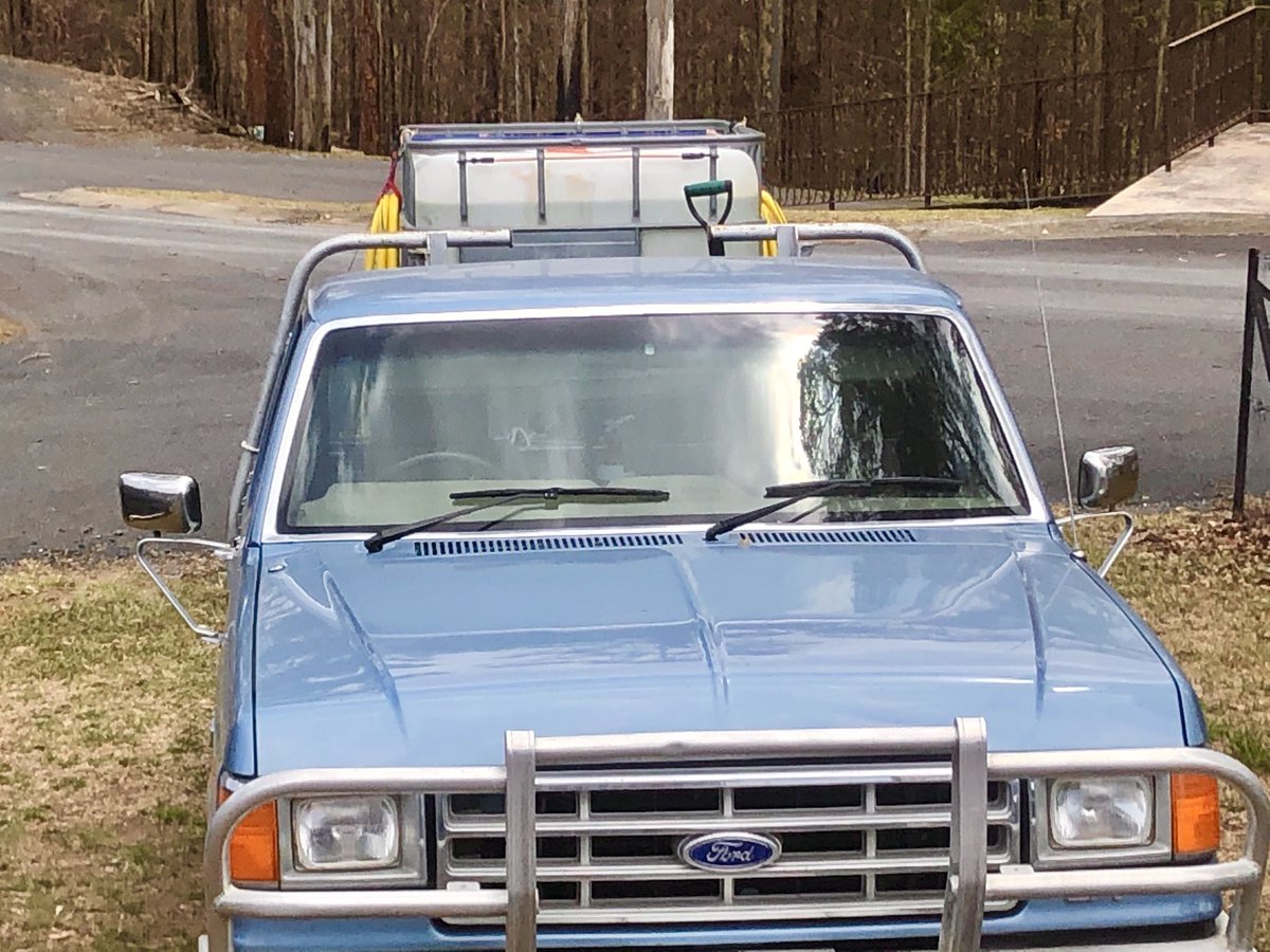 For those that have asked.
This is what my fire truck looks like from the front.
I’ve owned this truck over 20 years and it was already an “old” truck when I bought it. 

Repurposed to fight the good fight. 

I know... sexy truck for sure.