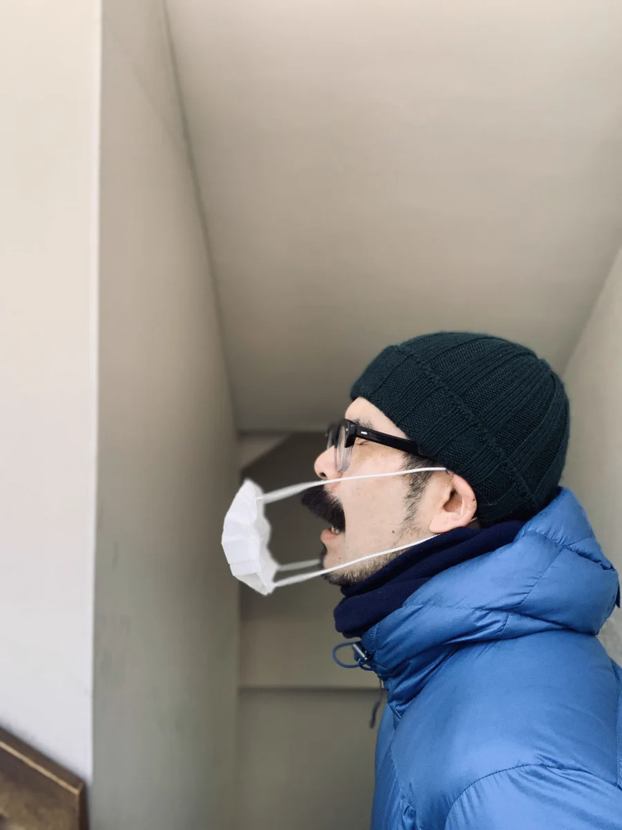 二度見されること間違いなし？wwwインパントがあり過ぎる「すごいクシャミした風マスク」が話題に！www