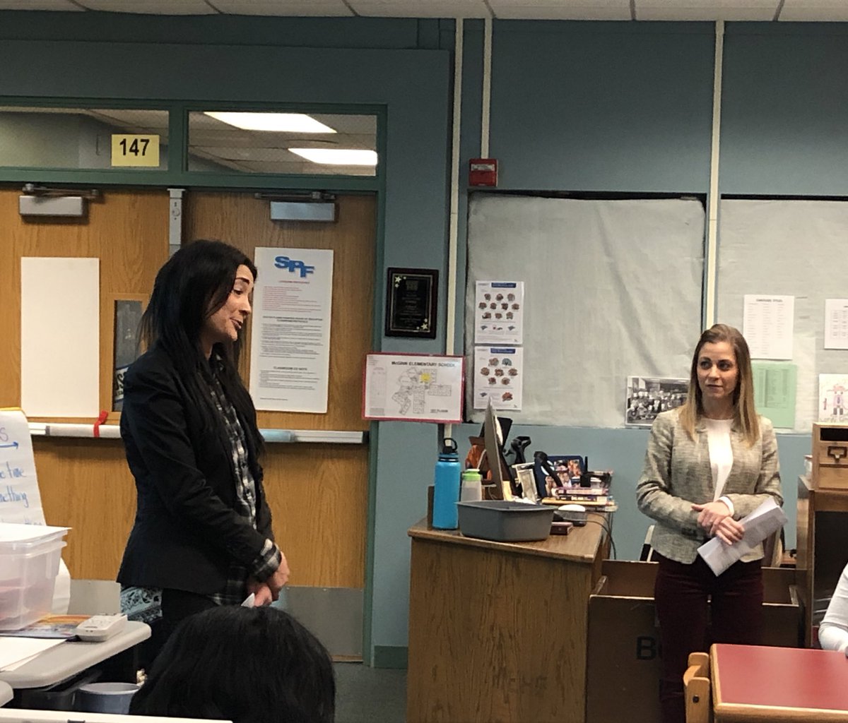spfELA's tweet photo. Huge thanks to @AmandaRMarchica from @McGinnDragons and Ms. Kolbeck from Coles for their wonderful presentation tonight! Parents looking for info about writing workshop? Join us next week at School One! #spfproud https://t.co/w1fm7i7wWw