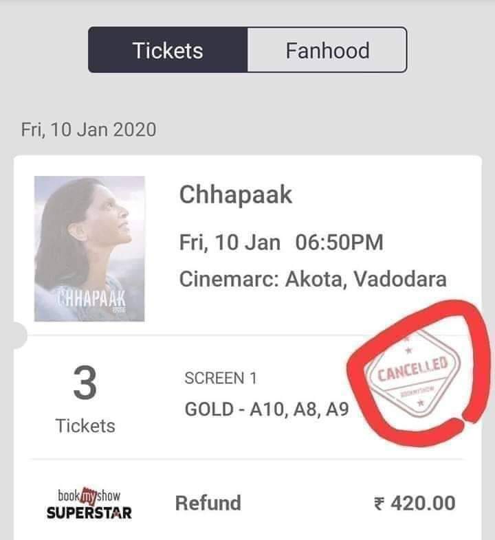 #Cancelled chhappak