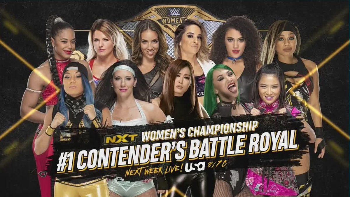 11-Woman Battle Royal To Determine Title Match, Gargano vs. Finn Balor