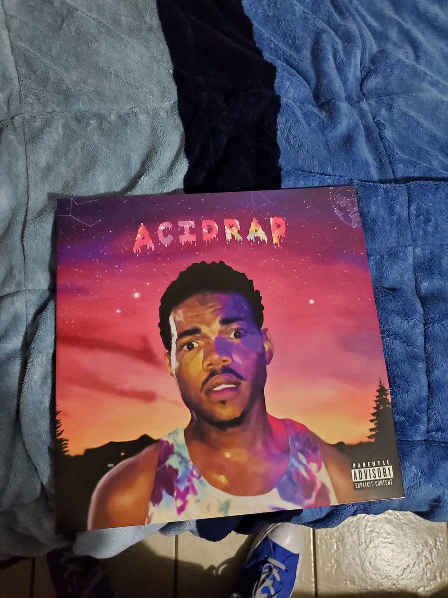 My acid rap vinyl finally came in @chancetherapper.