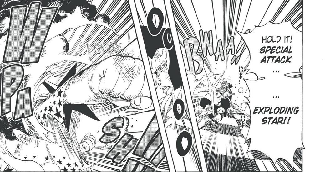 Franky isn't the fastest Straw hat, but he isn't extremely slow either and has decent reflexes as he was able to react and parry an attack from behind shot by Usopp who he thought was done for.