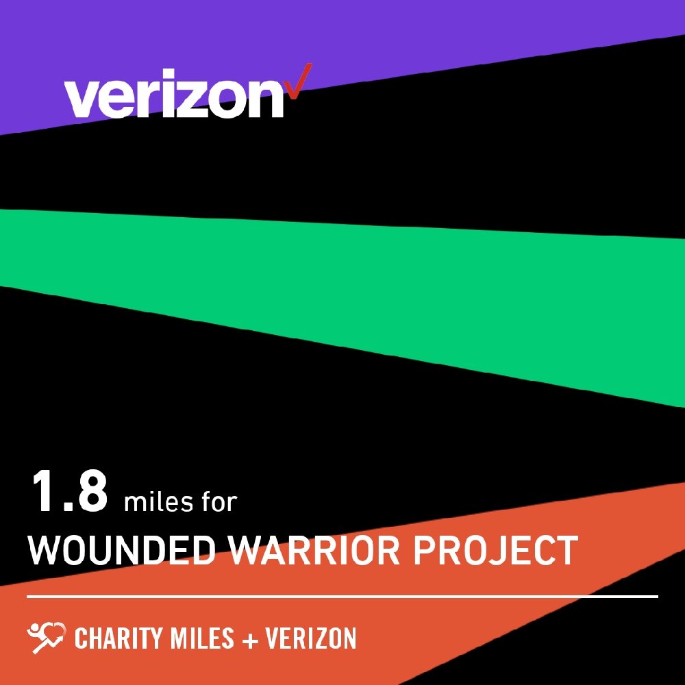 DKB4Christ's tweet photo. 1.84 @CharityMiles for @wwp. Thanks to @Verizon for sponsoring me. https://t.co/X2lpsVYfL5
https://t.co/GrXTFm3vem https://t.co/WrEVdltR3u