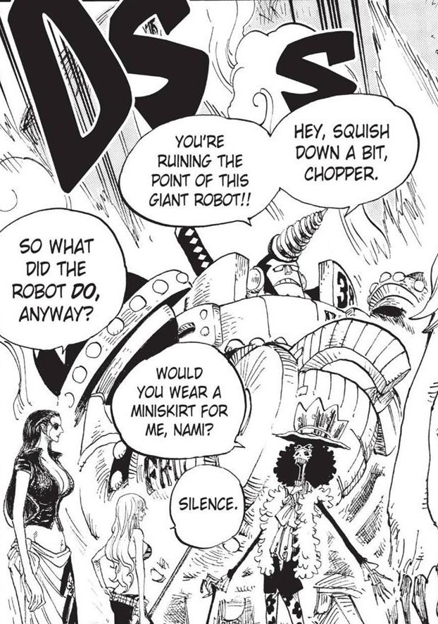 In Fishman Island Franky was able to completely dominate his fight. Using upgraded weapons and the brand new General Franky, which is made of wapometal making it very resistant. We haven't seen what it can do, but Robin stated that there really wasn't a point to use it then.