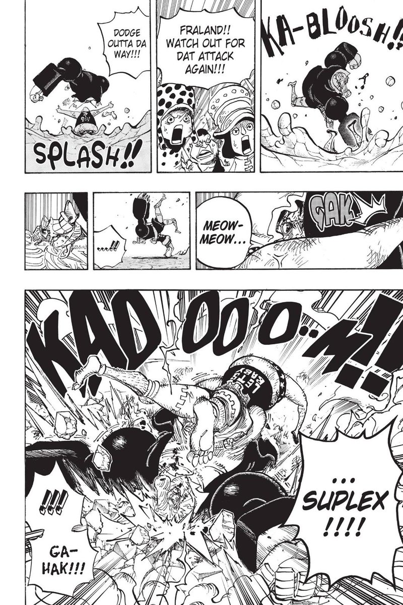 Not only that, he would later go on to have a hardboiled fight with Señor Pink. Meaning Franky would choose to let himself get hit (this matters a lot since Señor knew his weakness and would go for suplexes). However, Franky came out the winner in the end.