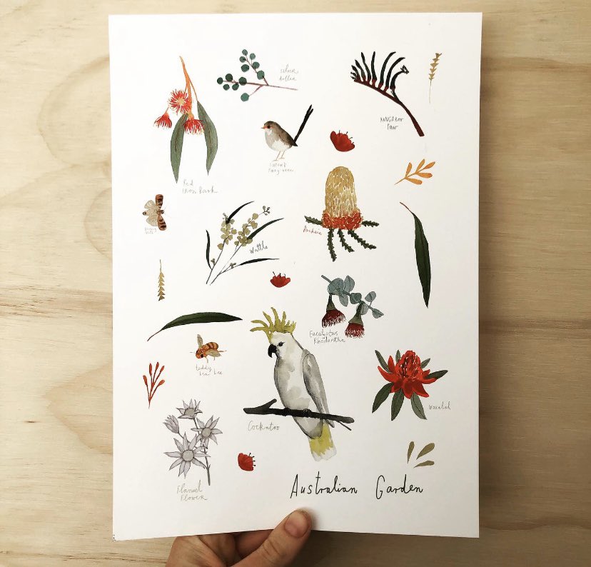 Current highest bid $300 for the three giclee prints (see my pinned post to bid). ❤️🙏 Here’s an A4 version of one of them - you get 3 x A3! Jumbo goodness! #AuthorsForFireys #authorsforfiries