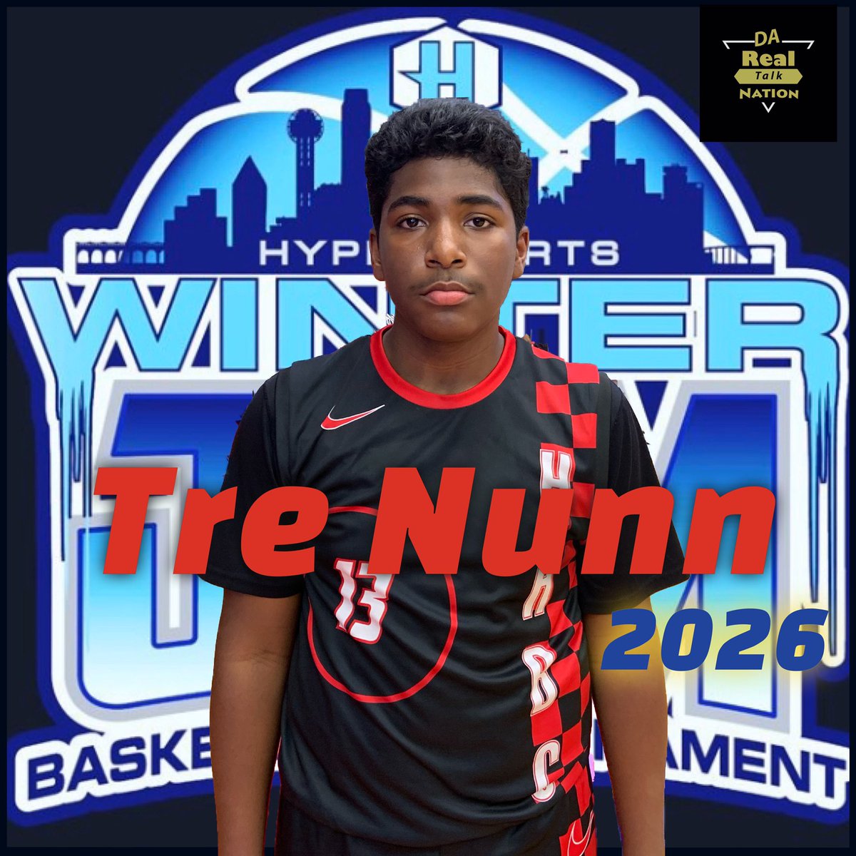 @hypesports #WinterJam2020 gave us another young Big Man to keep ur Lazy 👁 on in Houston Hoops 2026 TRE NUNN (Duncanville,TX)! He has a family gene that tells me he will be special, right now, he’s still putting 2gether; gets buckets; uses length well 2 #DaREALtalkNation