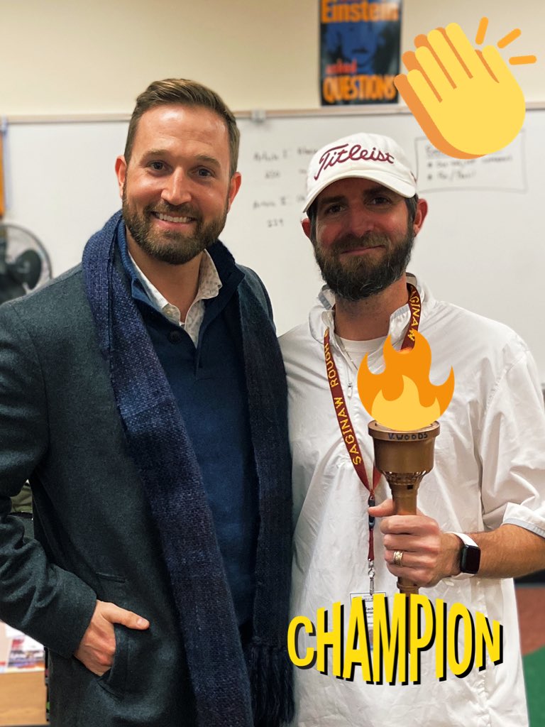 CharliePerryman's tweet image. Congrats to Zach Henson, the newest #EMSISDSS #EMSTorchBearer @saginawhstx. Your Instruction is on fire! We are so #EMSProud of you. Thank you for carrying the torch for our #EMSISD students! #EMSCurriculum