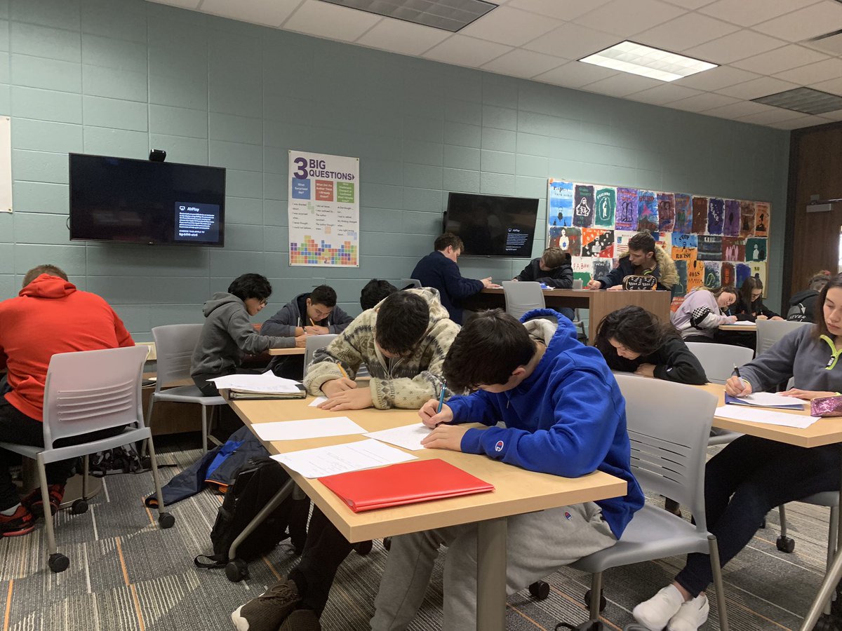 mskateglass's tweet photo. What a blast-revisiting my old teacher roots working with Mr. Cushing’s World Hist. Ss and @mzmoyer Creative Writing class on crafting concrete details #BGenius #onebg #214Learns @District214 @jmaraldo @honorthereaders @BGHSPrincipal @Madame_Meyer https://t.co/JMrP3OHXkx