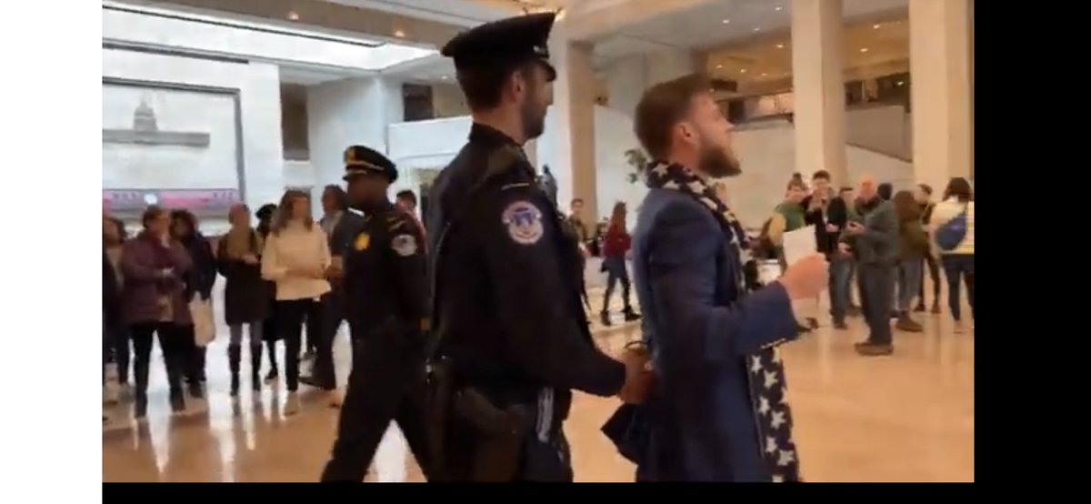 OwenShroyerHQ's tweet photo. I have been unlawfully arrested by Capital Police!

Legal counsel has been notified. https://t.co/ZdKEvZ2Yyc